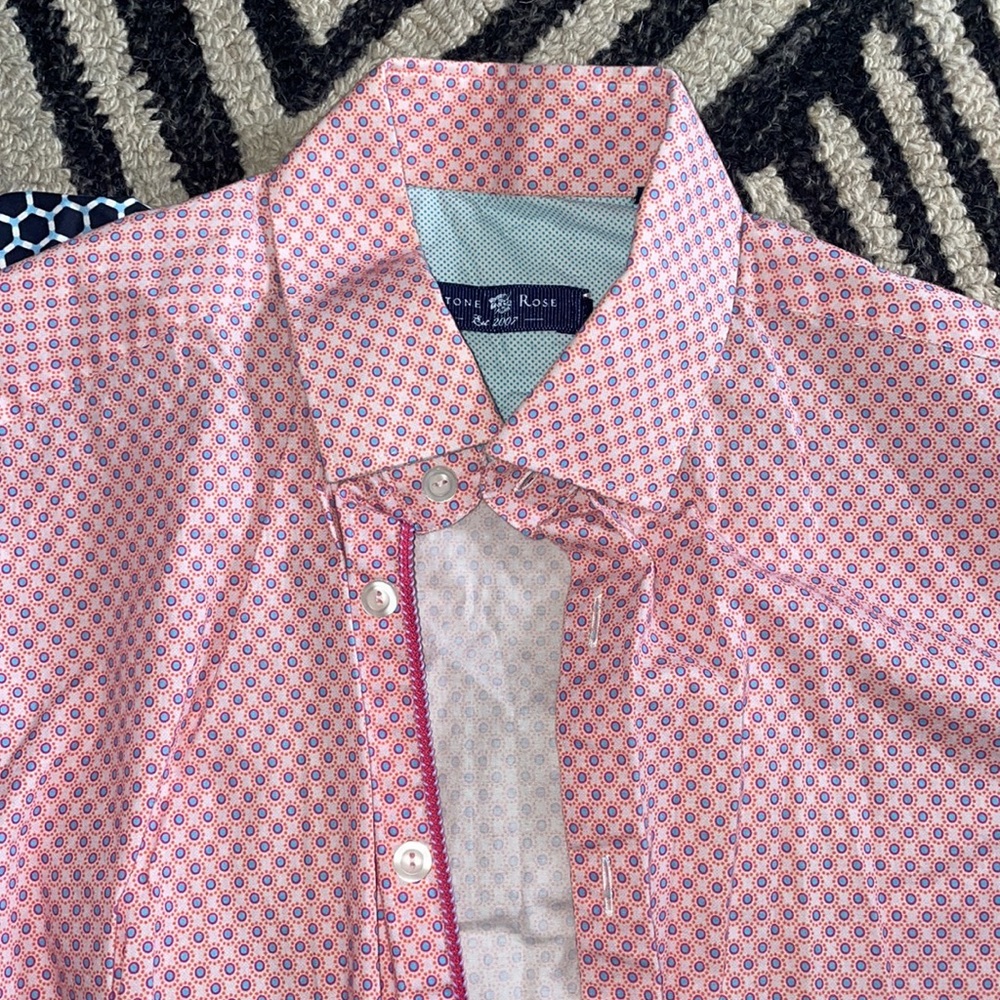 Stone & Rose mens short sleeve button down